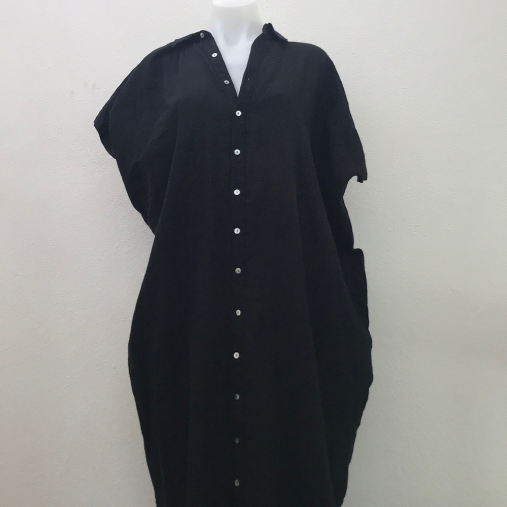 ACACIA SWIMWEAR OAHU DRESS - BLACK (EBONY) NWT